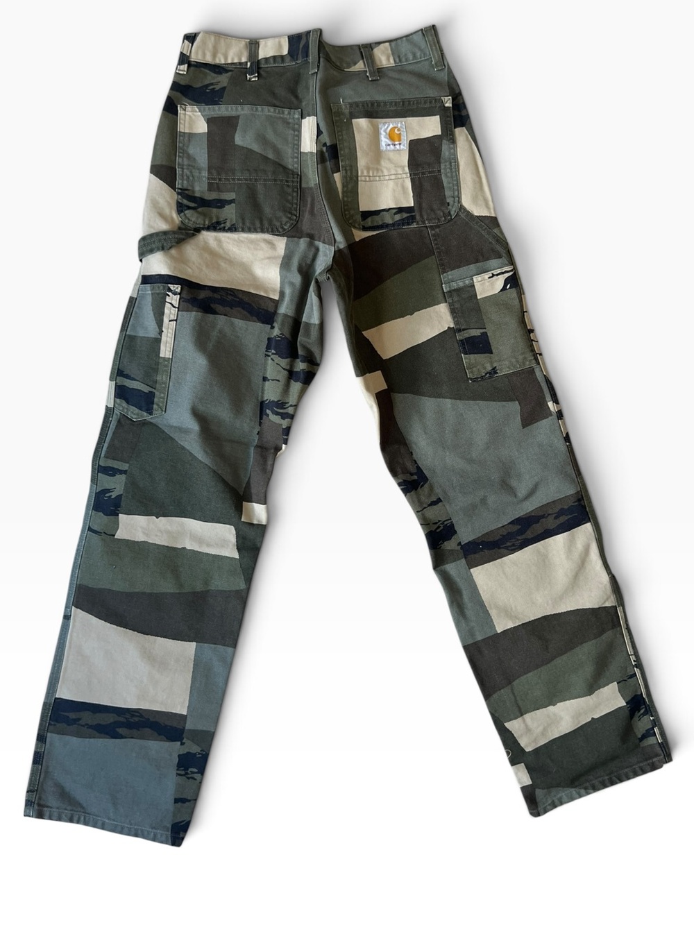 Carhartt WIP Double Knee Pant 'Mend Camo Stone Washed'